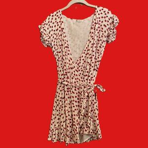 Billabong Ditsy Floral Wrap Mini Dress - Size Small